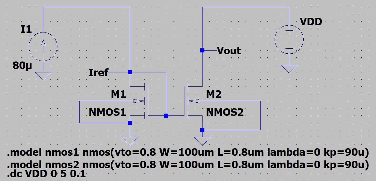 Current Mirror Schematic